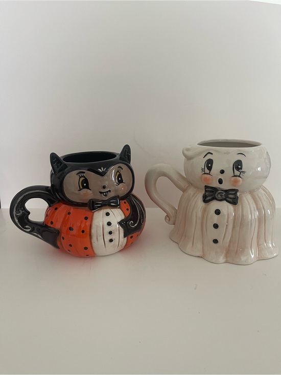 johanna parker Other - Johanna Parker 2026 Halloween Mug Set Vampire Bat & Spooky Kooky Ghost